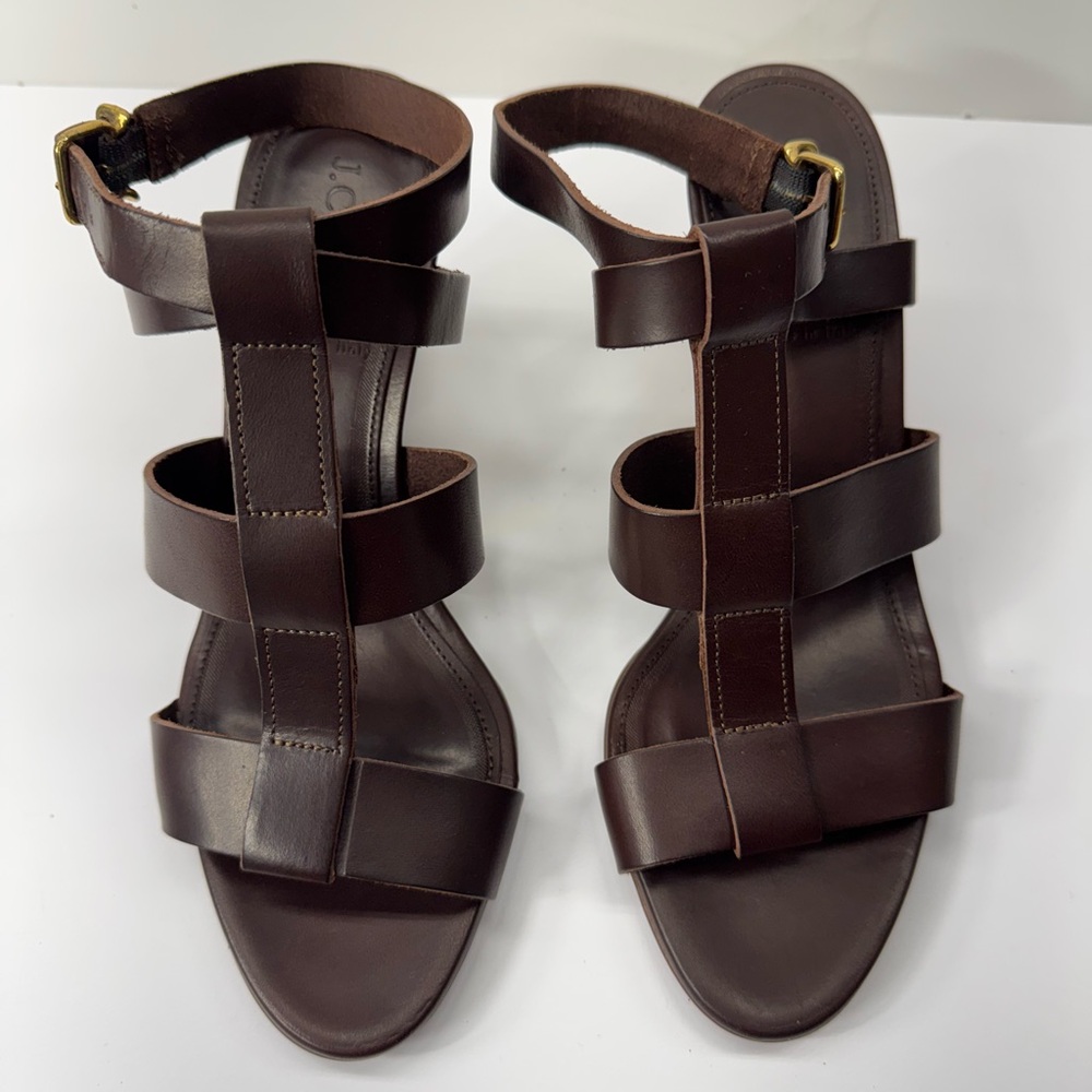 J Crew Strap Olympia Wedge Sandal